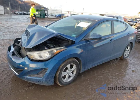 2014 Hyundai Elantra Se from USA, damaged, VIN KMHDH4AE0EU190888